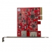 Placă PCI Startech PEXUSB311A1E