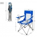 Sammenklappelig campingstol Aktive Blå Grå 46 x 82 x 46 cm (4 enheder)