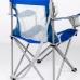 Πτυσσόμενη καρέκλα για κάμπινγκ Aktive Μπλε Γκρι 46 x 82 x 46 cm (4 Μονάδες)