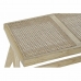 Foot-of-bed Bench DKD Home Decor Naturell Rattan Alm (118 x 42 x 46 cm)