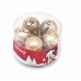 Vianočná guľa Mickey Mouse Happy smiles Zlat 10 kosov Plastika (Ø 6 cm)