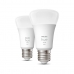 Smart-Lampa Philips 8719514319028 Vit F 60 W 9 W E27 800 lm (2700 K) (2 antal)