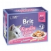 Kaķu barība Brit Premium Cālis Laša krāsas Teļa gaļa 12 x 85 g