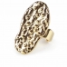 Ladies' Ring Shabama Tribeca Brass Flash gold-plated Adjustable