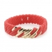 Ladies'Bracelet TheRubz 02-100-418 Red Silicone Stainless steel Golden Steel/Silicone (15 mm x 18 cm)