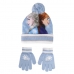Čepice a rukavice Frozen 2 Kusy Modrý