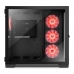 ATX Közepes Torony PC Ház Nox NXHUMMERASTRABK Ventilátor x 4 Fekete