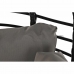 Fotel ogrodowy DKD Home Decor Czarny Beżowy rattan syntetyczny Stal (130 x 68 x 146 cm) (130 x 68 x 146 cm)