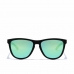 Поляризованные солнечные очки Hawkers One Raw Carbon Fiber Чёрный Изумрудный зеленый (Ø 55,7 mm)