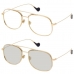 Abiejų lyčių akiniai nuo saulės Moncler PHOTOCHROMIC SHINY PALE GOLD