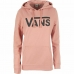 Női kapucnis pulóver Vans Drop Logo Rózsaszín
