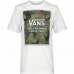 Heren-T-Shirt met Korte Mouwen Vans Camo Check Wit