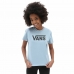 Børne Kortærmet T-shirt Vans Flying V Crew Blå