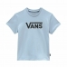 Детски Тениска с къс ръкав Vans Flying V Crew Син
