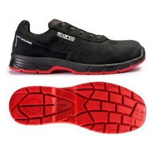Sparco CUP S1P-SRC Black-Red safety shoes with composite toe for