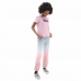 Børne Kortærmet T-shirt Vans Flying V Crew Pink
