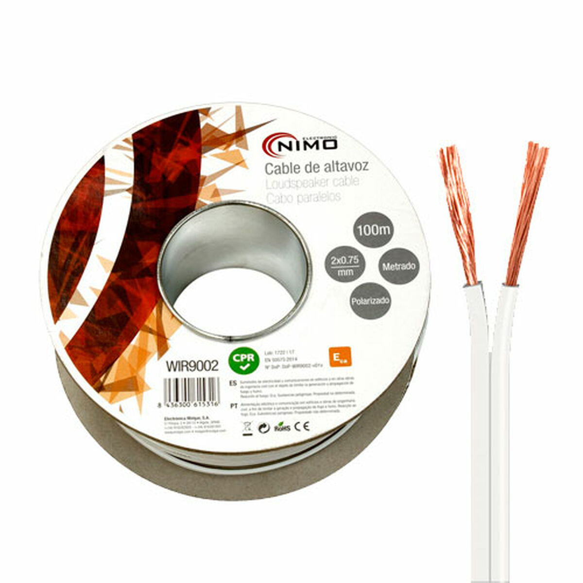 Cable de altavoz NIMO 100 m