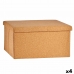 Ozdobná krabice Skládací Kaštanová Korek Dřevo MDF 36 x 36 x 72 cm (4 kusů)