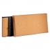 Decorative box Foldable Brown Cork MDF Wood 36 x 36 x 72 cm (4 Units)