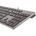Tastatur A4 Tech KV-300H QWERTY Sort Grå Monochrome Sort/Grå