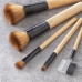 Set of Wooden Make-up Brushes with Carry Case Miset InnovaGoods 5 Units