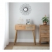 Hall Table with 2 Drawers Versa Brown Wood Paolownia wood MDF Wood 30 x 78 x 80 cm