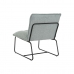 Fotelja Home ESPRIT Crna Zelena Metal 66 x 71 x 77 cm