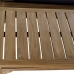 Bord med 3 lænestole DKD Home Decor Teak 127 x 72 x 88 cm (4 pcs)