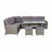 Dīvāns un galda komplekts DKD Home Decor Eksterjers 267 x 204 x 90 cm (4 pcs)