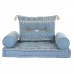 Garden sofa DKD Home Decor Blue 90 x 50 x 55 cm