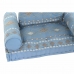 Canapea de grădină DKD Home Decor Albastru 90 x 50 x 55 cm