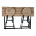 Stůl se 4 židlemi DKD Home Decor 141,5 x 151 x 86,5 cm (5 pcs)
