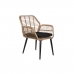Комплект от Маса и 3 Кресла DKD Home Decor 124 x 75 x 85,5 cm 120 x 65 x 89 cm