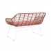 Набор стол и 3 кресла DKD Home Decor 124 x 74 x 84 cm Металл синтетический ротанг