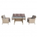 Set masă cu Trei scaune DKD Home Decor 175 x 73 x 81 cm