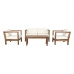 Комплект от Маса и 3 Кресла DKD Home Decor 130 x 69 x 65 cm