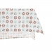 Tablecloth and napkins DKD Home Decor 2 Units 150 x 150 x 0,5 cm Grey Sky blue