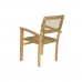 Стол и 4 стула DKD Home Decor 100 x 100 x 75 cm