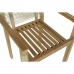Stôl so 4 stoličkami DKD Home Decor 90 x 90 x 75 cm 100 x 100 x 76 cm