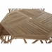 Ensemble Table + 4 Chaises DKD Home Decor Teck (120 cm) (5 pcs) (120 x 120 x 75 cm)