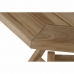Bordsgrupp med 4 stolar DKD Home Decor Teak (120 cm) (5 pcs) (120 x 120 x 75 cm)