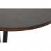 Asztal Készlet 4 Székkel DKD Home Decor Barna Fekete Fém Fa MDF 121 x 55 x 78 cm