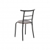 Conjunto de mesa com 4 cadeiras DKD Home Decor Castanho Preto Metal Madeira MDF 121 x 55 x 78 cm
