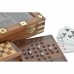 Board game DKD Home Decor Crystal Brass Rosewood (29.5 x 14.5 x 6 cm) (2 x 2 x 2 cm) (12,5 x 12,5 x 1 cm) (2,5 x 5 x 1 cm) (2,5 