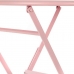 Asztal Készlet 2 Székkel DKD Home Decor MB-177410 Rózsaszín 60 x 60 x 75 cm (3 pcs)