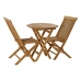 Galda komplekts ar 2 krēsliem DKD Home Decor Dārzs 90 cm 60 x 60 x 75 cm (3 pcs)