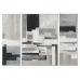 Szett 3 képpel DKD Home Decor Absztrakt modern 140 x 3,5 x 100 cm