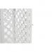 Lampioni DKD Home Decor 24 x 24 x 74 cm Finitura invecchiata Cristallo Metallo Bianco Arabo