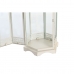 Latarnie DKD Home Decor 23 x 20 x 55 cm Wykończenie antyczne Szkło Biały Żelazo Shabby Chic