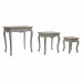 Set of 3 tables DKD Home Decor Puu Valkoinen (60 x 40 x 61 cm) (3 pcs)